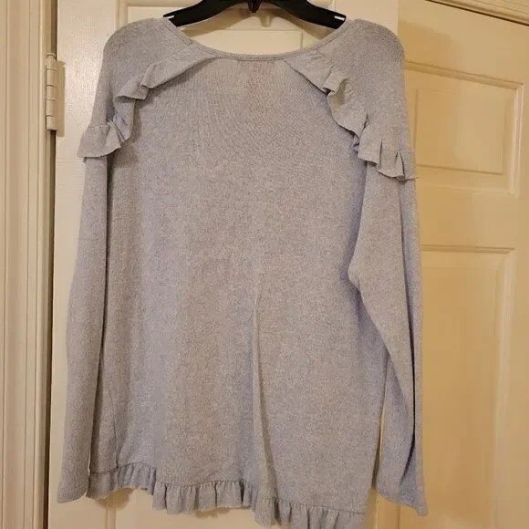 Girls ruffle sweater   - Picture 2 of 3